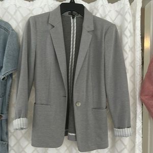 Gray express blazer
